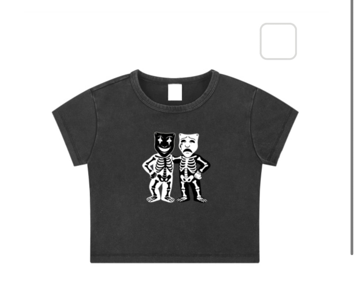 SplitLife Skeleton Baby Tee